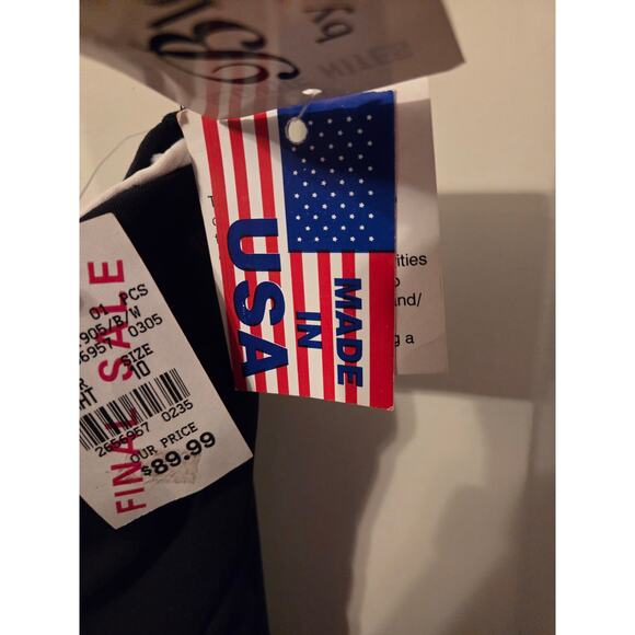 NWT One-Shoulder Black Gown - Picture 10 of 11